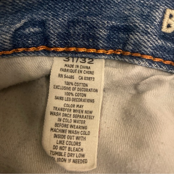 American Eagle Jeans Men’s 31X31 Blue Bootcut Light Wash Distressed Grunge Y2K - Picture 7 of 11